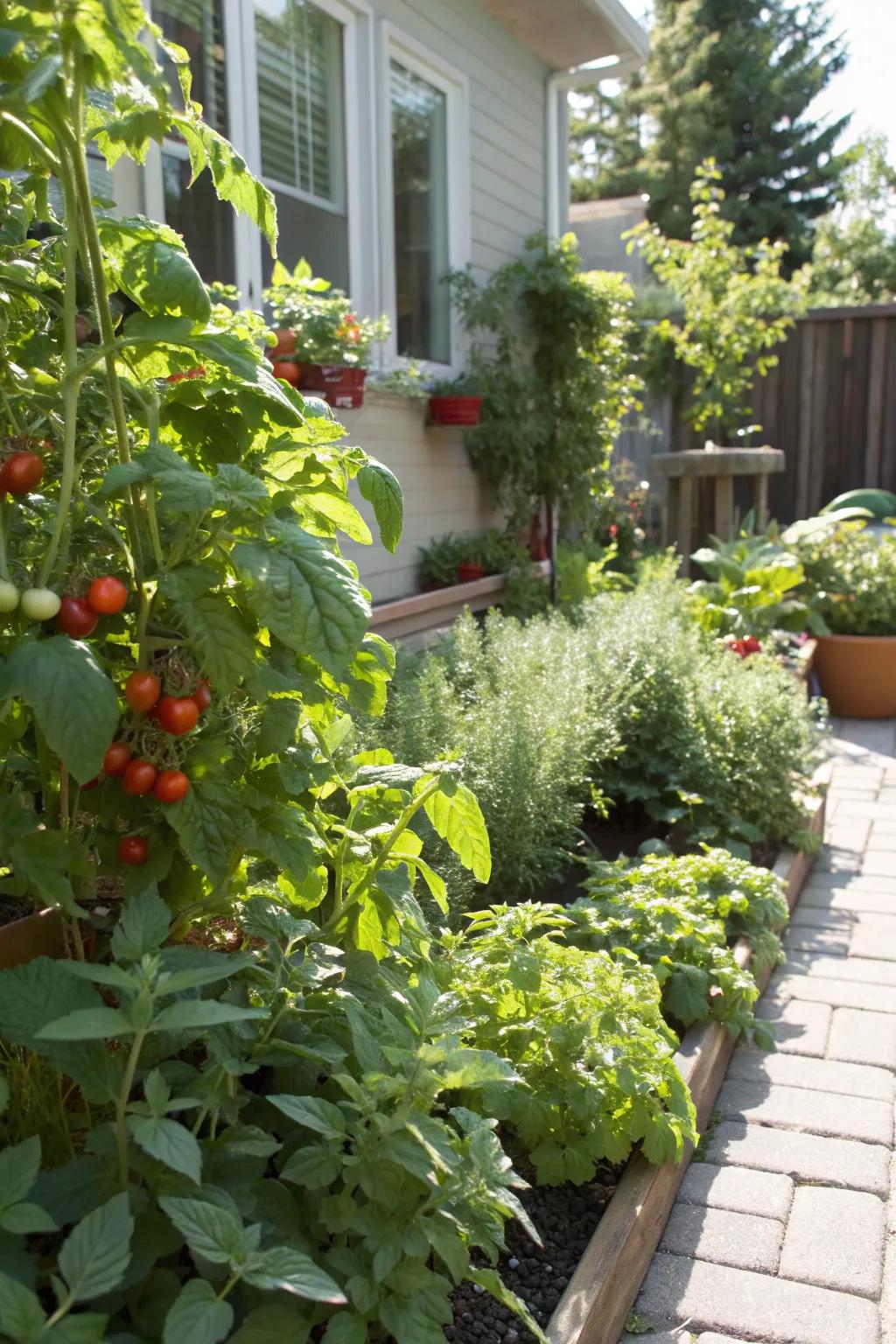 Edible plants combine beauty with functionality