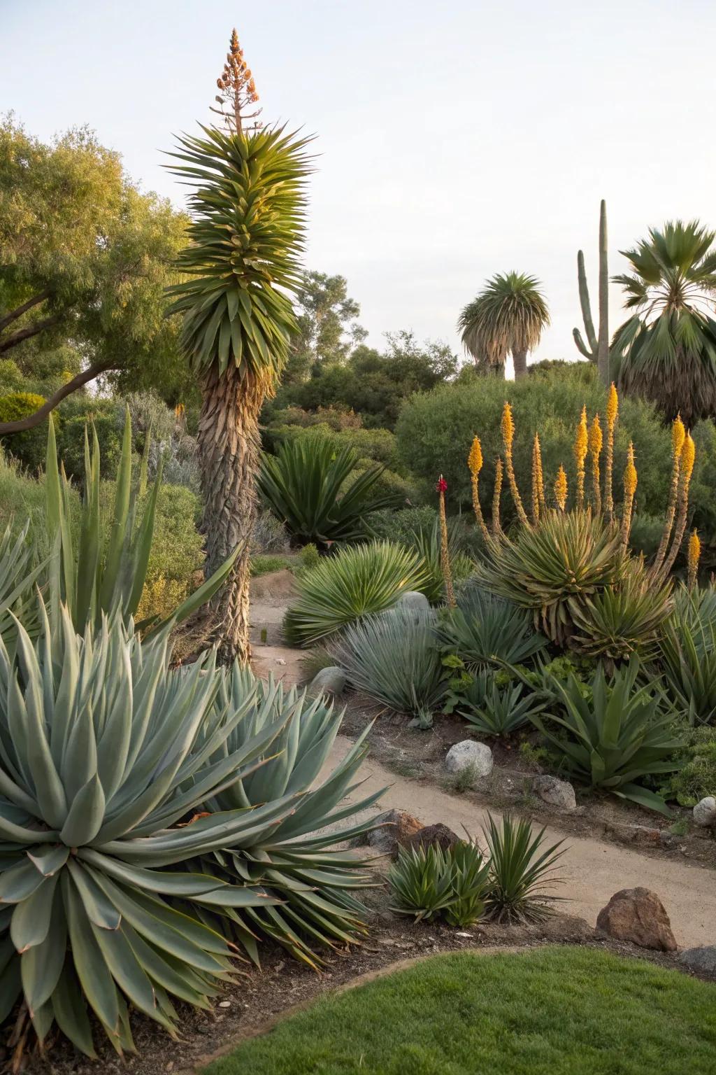 Sculptural plants add drama and interest to your landscape.