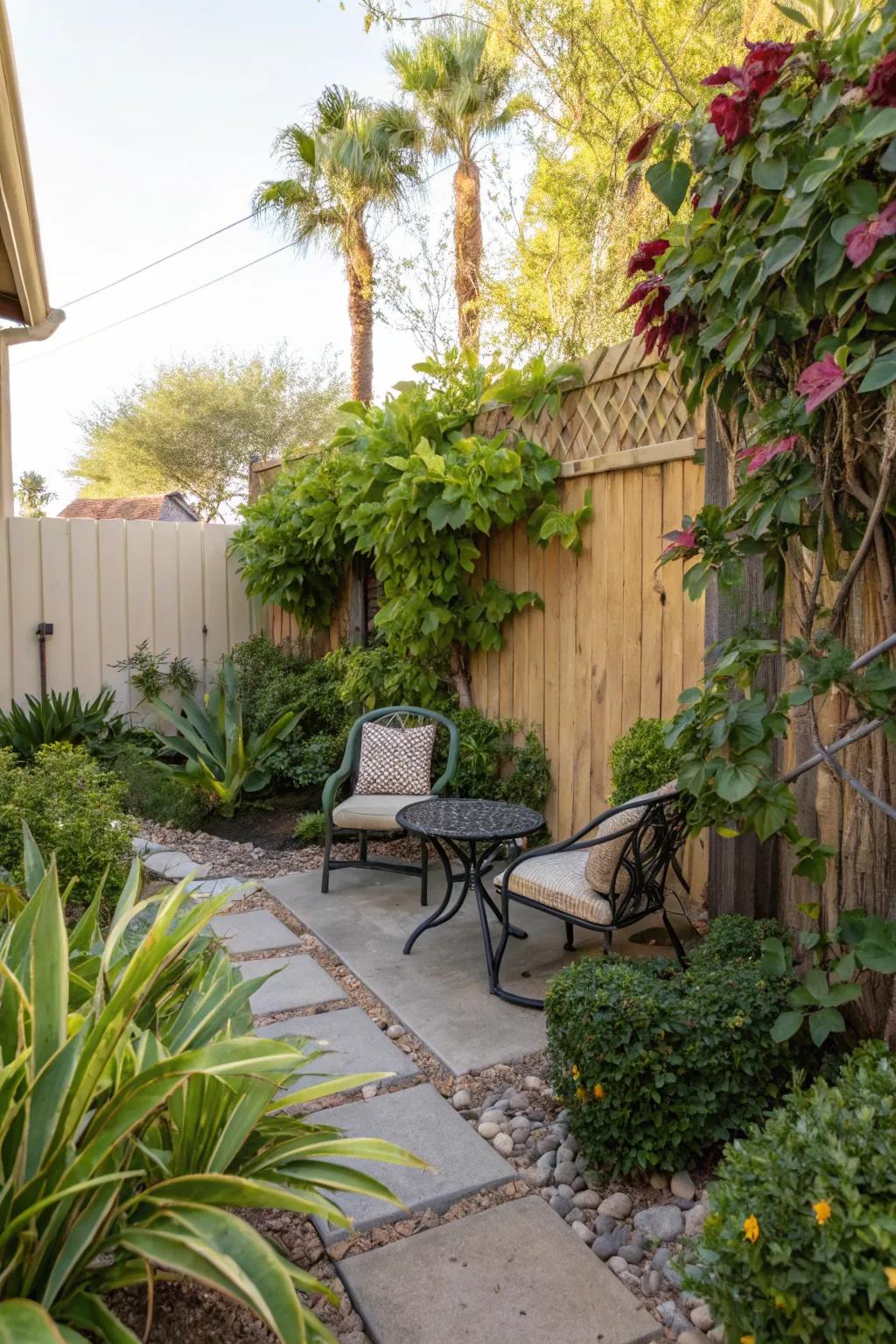 A hidden nook offers a secret escape in your backyard.