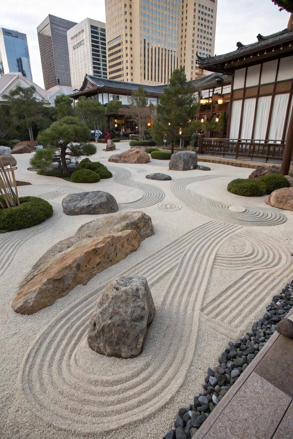 Zen gardens offer a tranquil retreat in your backyard.