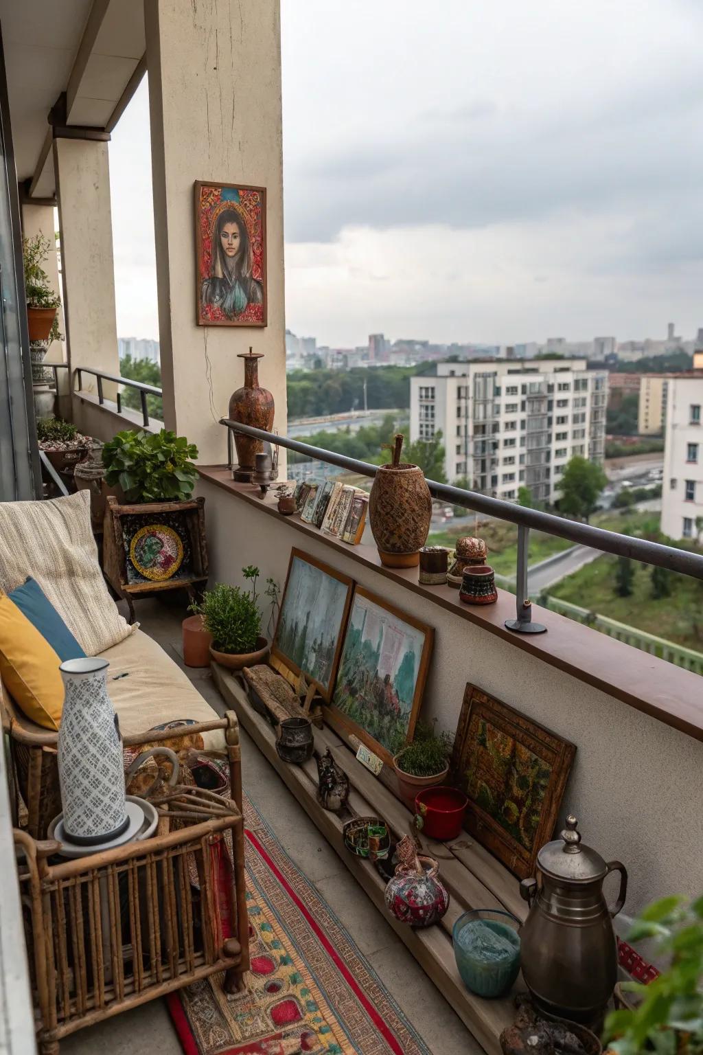 Personal touches make your balcony uniquely yours.