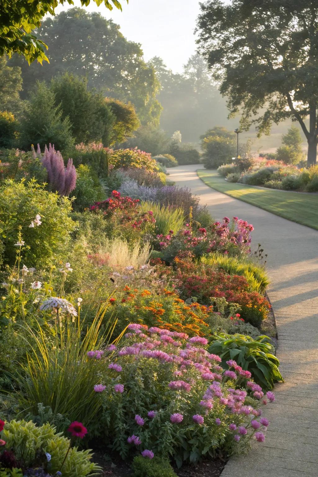 Border beauty with native flair.