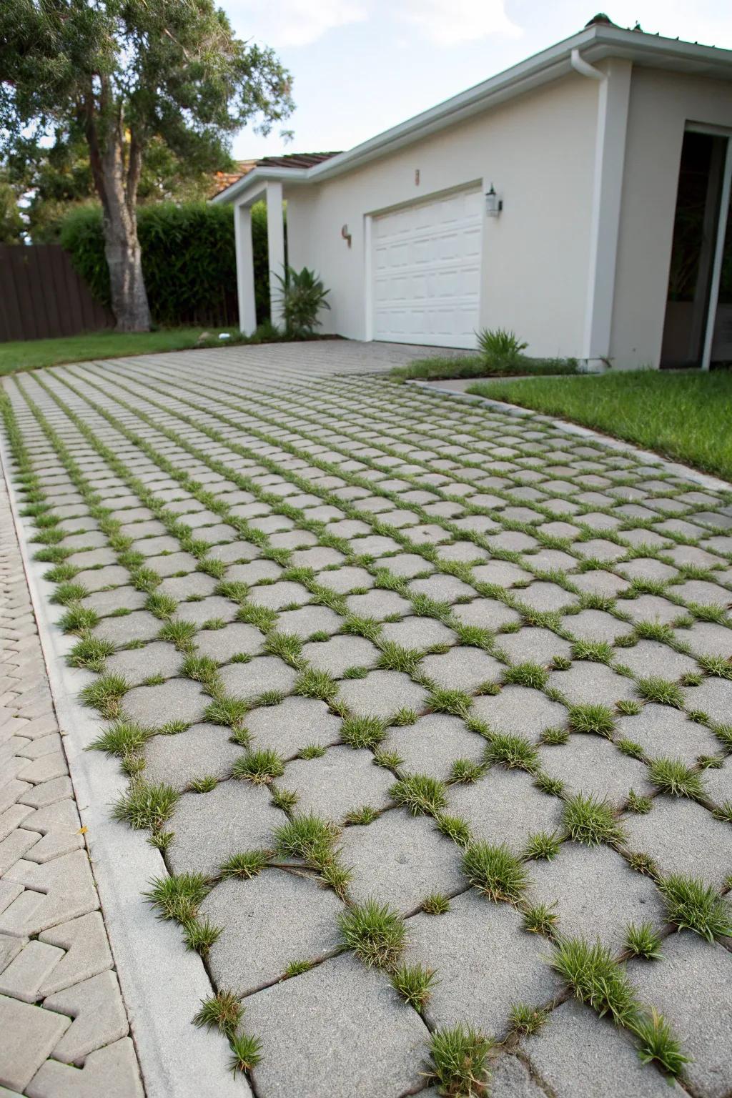 Permeable pavers combine style with sustainability.