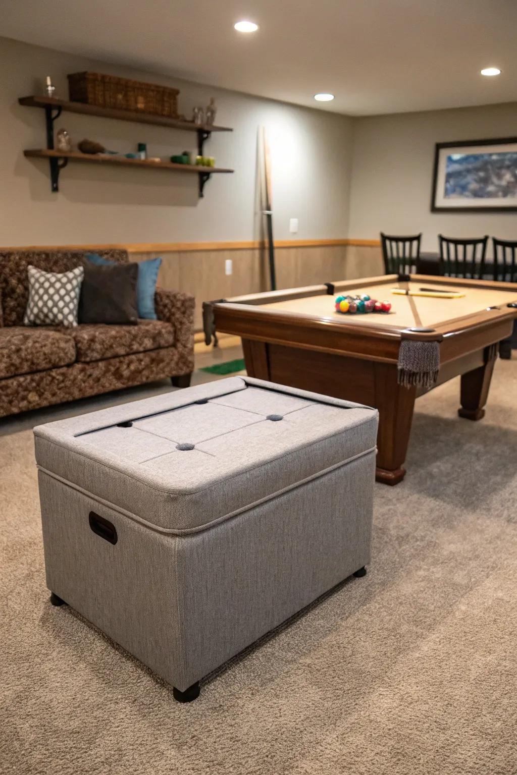 Multifunctional furniture can help you maximize small spaces.