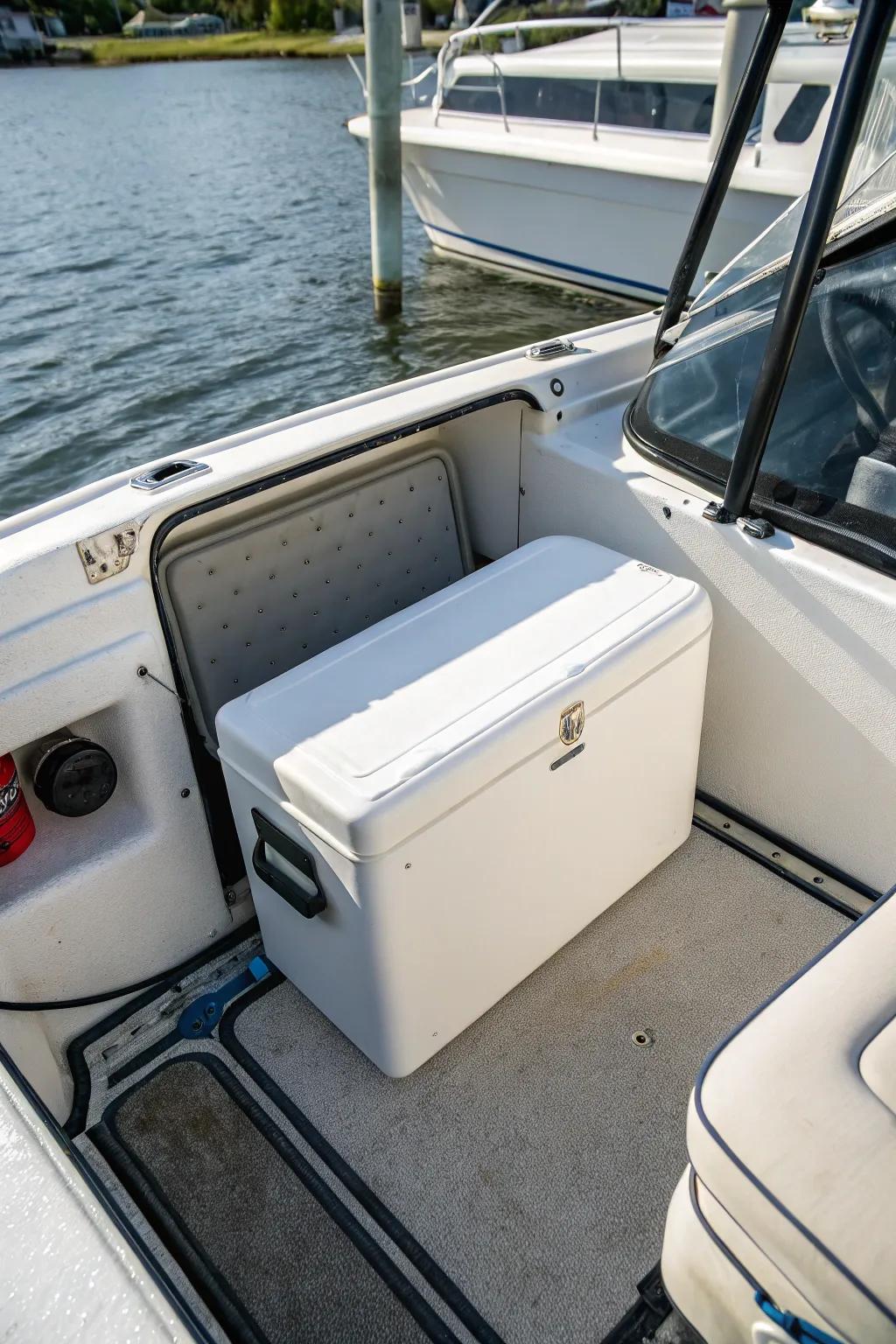 Make the most of limited space with a compact cooler.