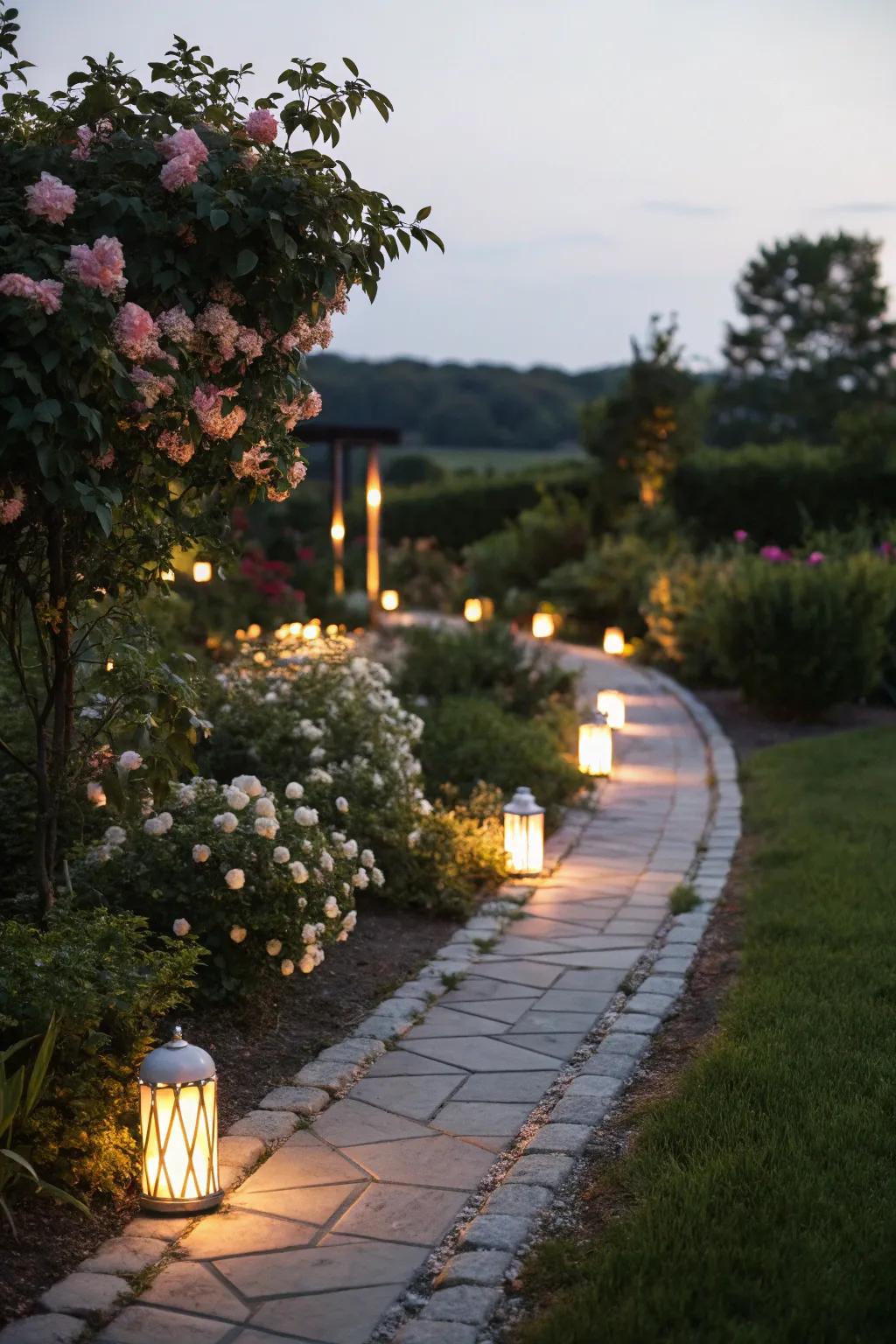 Landscape lighting that transforms your garden after dark.