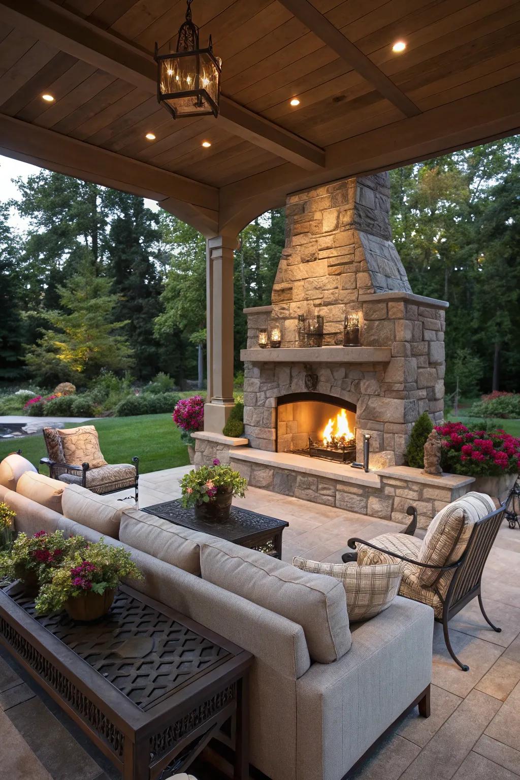 Extend your home's comfort with an outdoor living room.