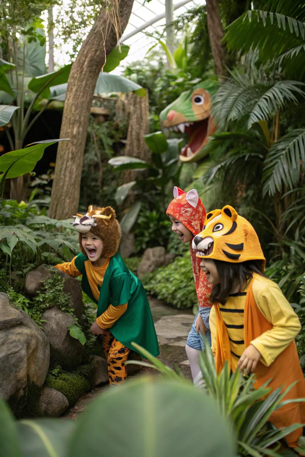 A thrilling jungle safari adventure for kids.