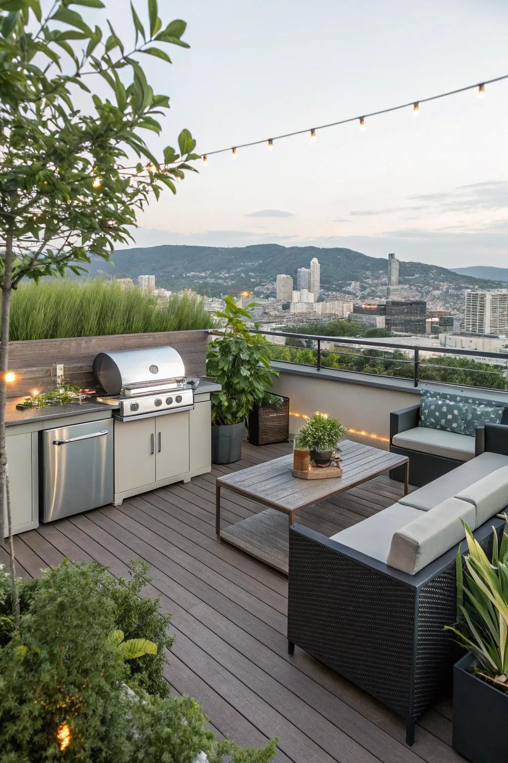 A rooftop retreat that elevates your outdoor living experience.