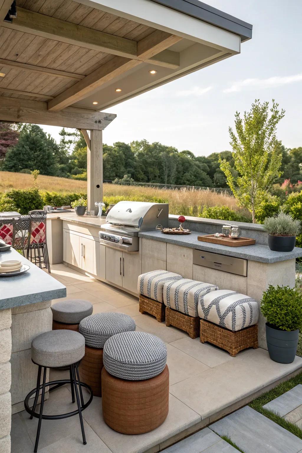 Creative seating arrangements that enhance comfort and style.