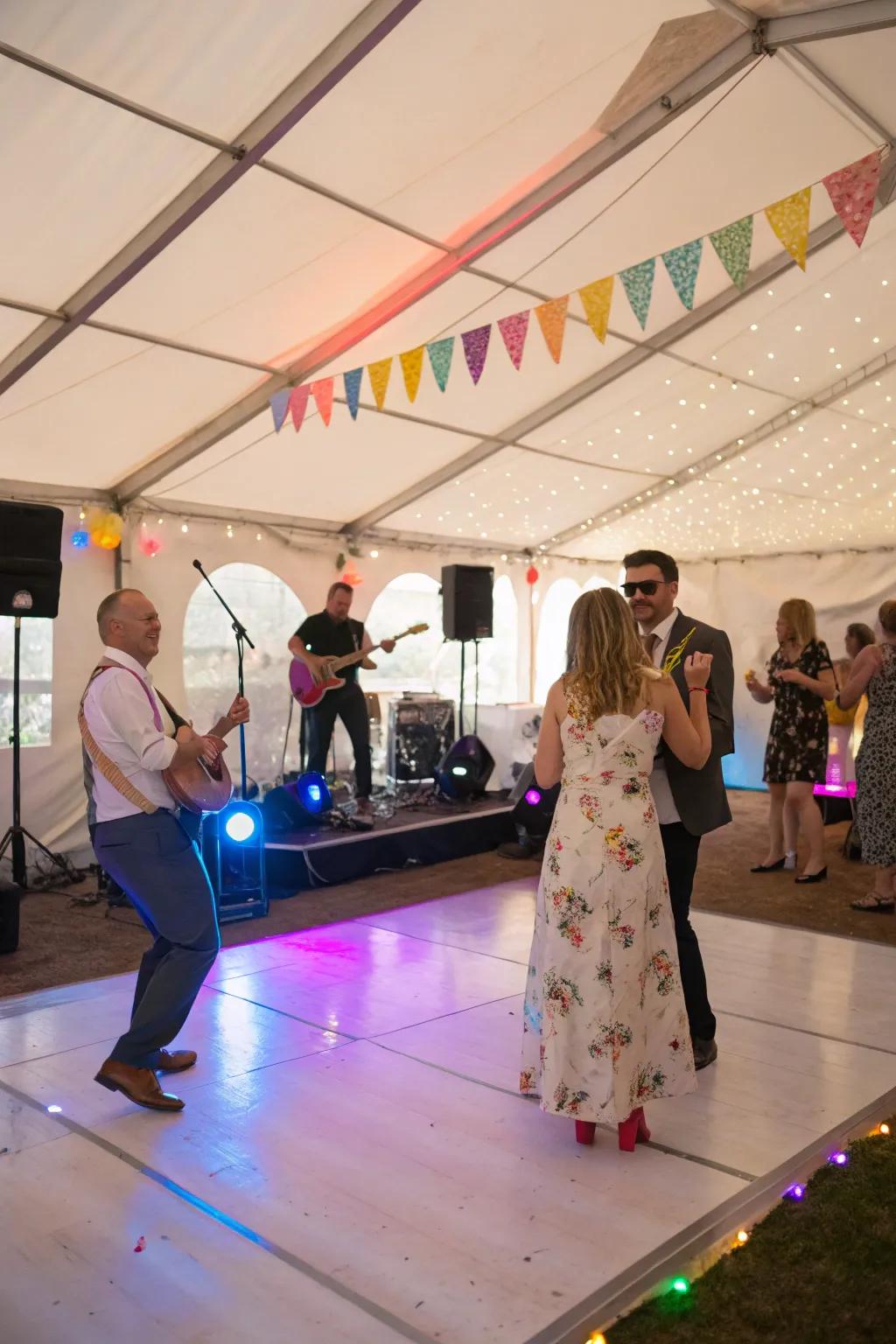 Music and entertainment bring energy and rhythm to your party.