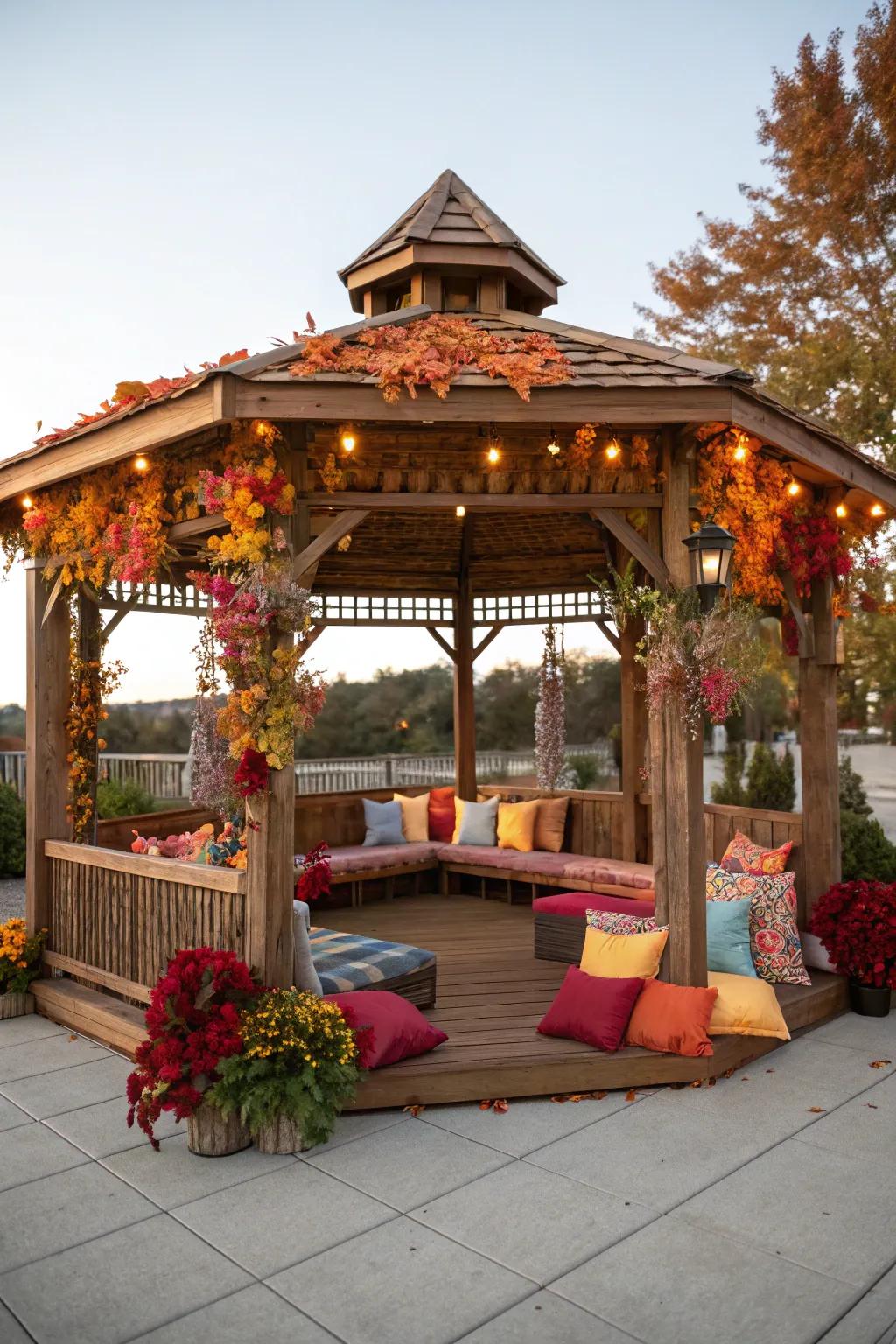 Seasonal decor updates keep your pavilion fresh and inviting.