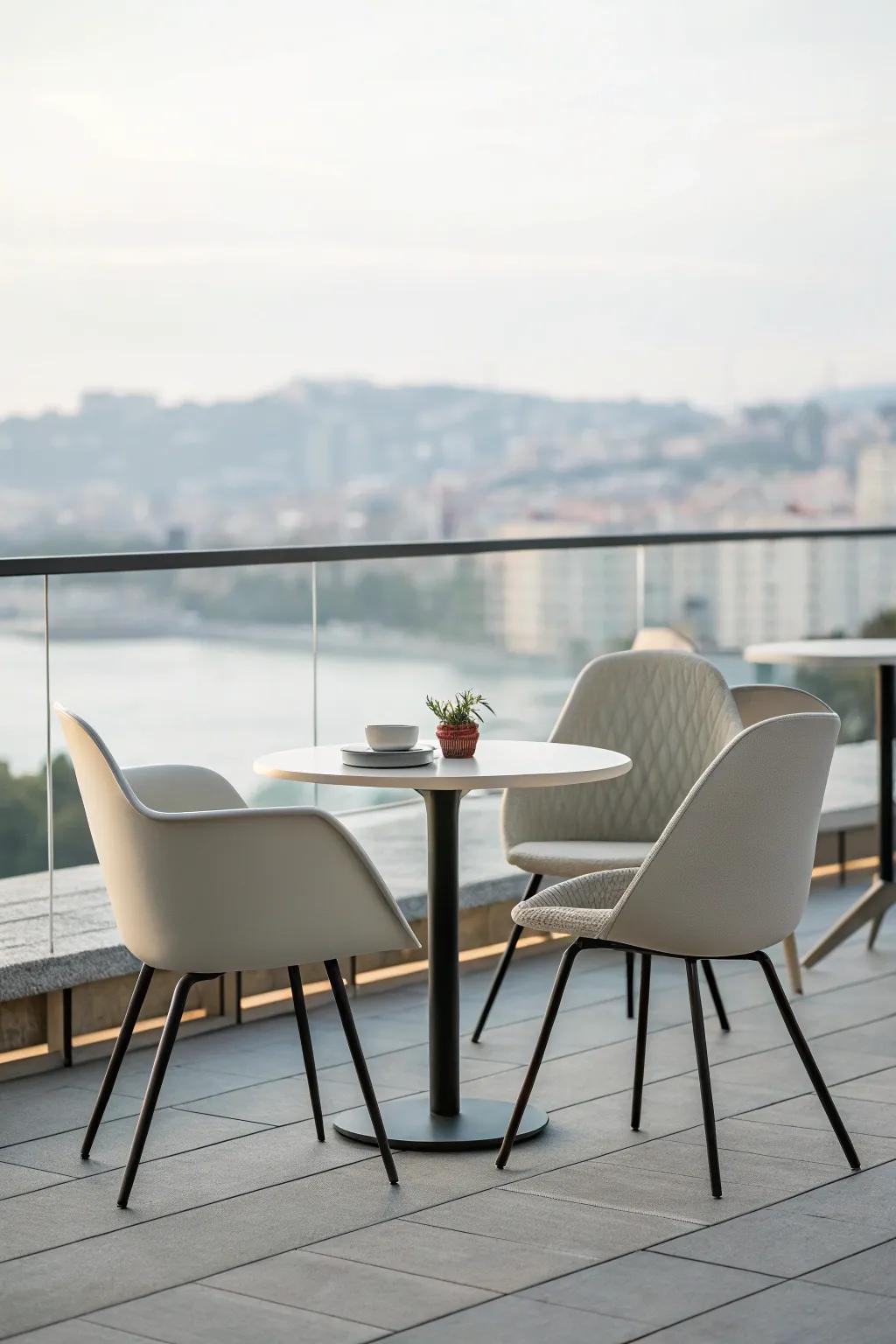 Achieve tranquility with modern minimalist design.