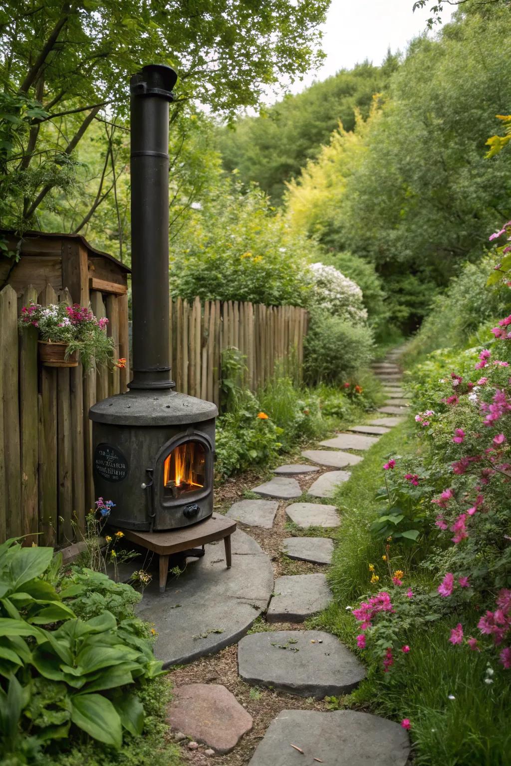 Combine style and sustainability with an eco-friendly stove.