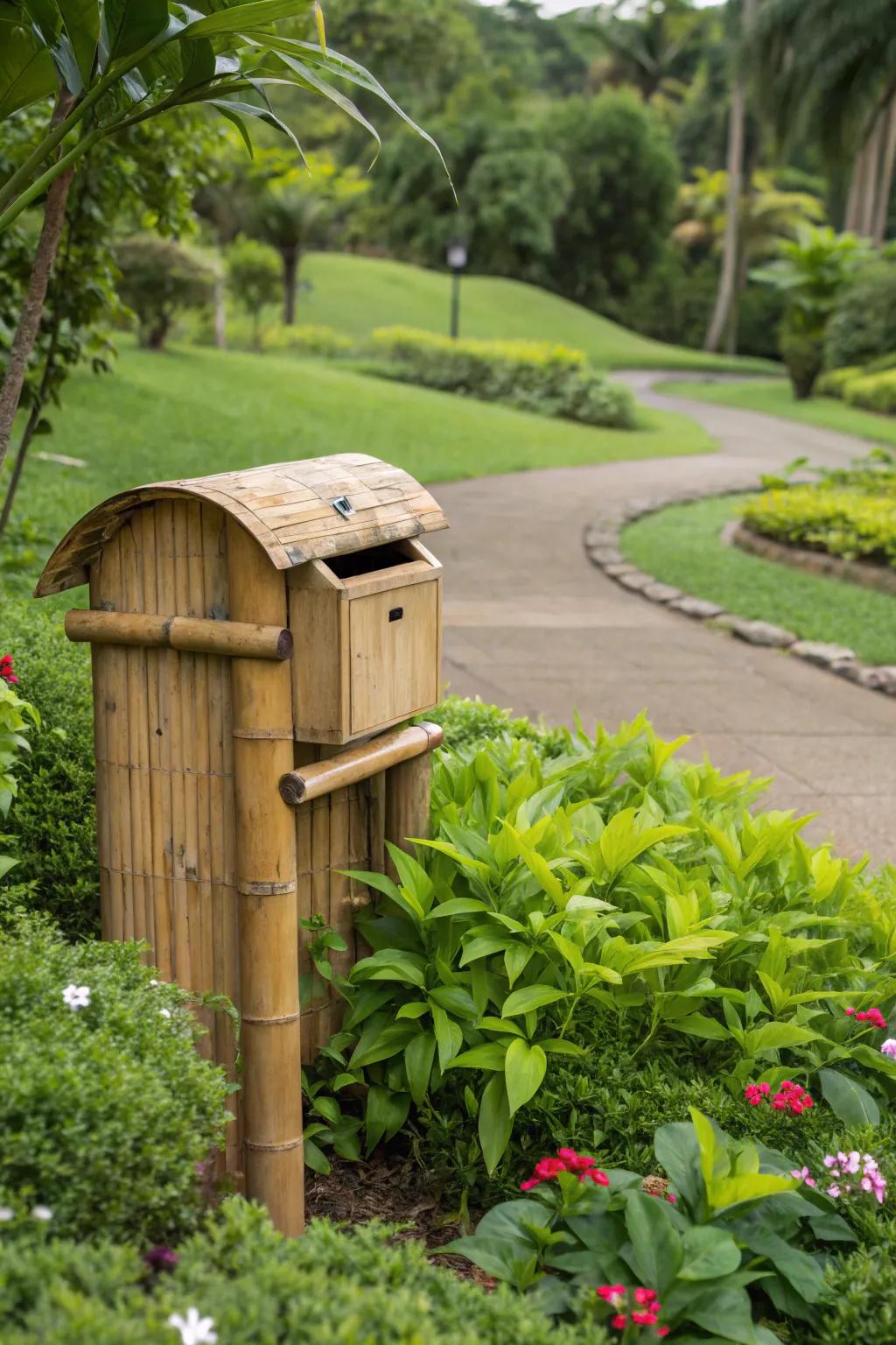 An eco-friendly mailbox that promotes sustainability.