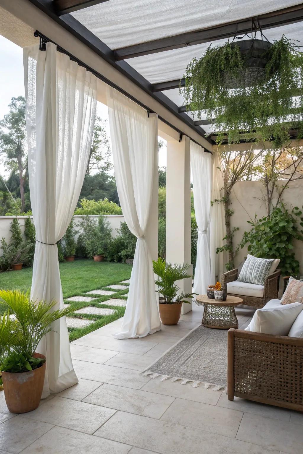 Harness the power of cross ventilation for a cooler patio.