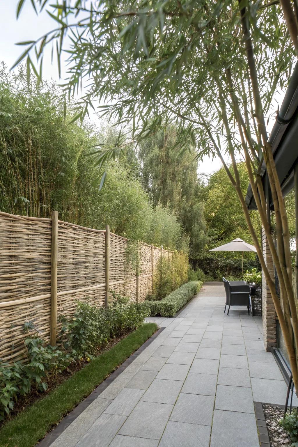 Whimsical and natural: Creative willow fences