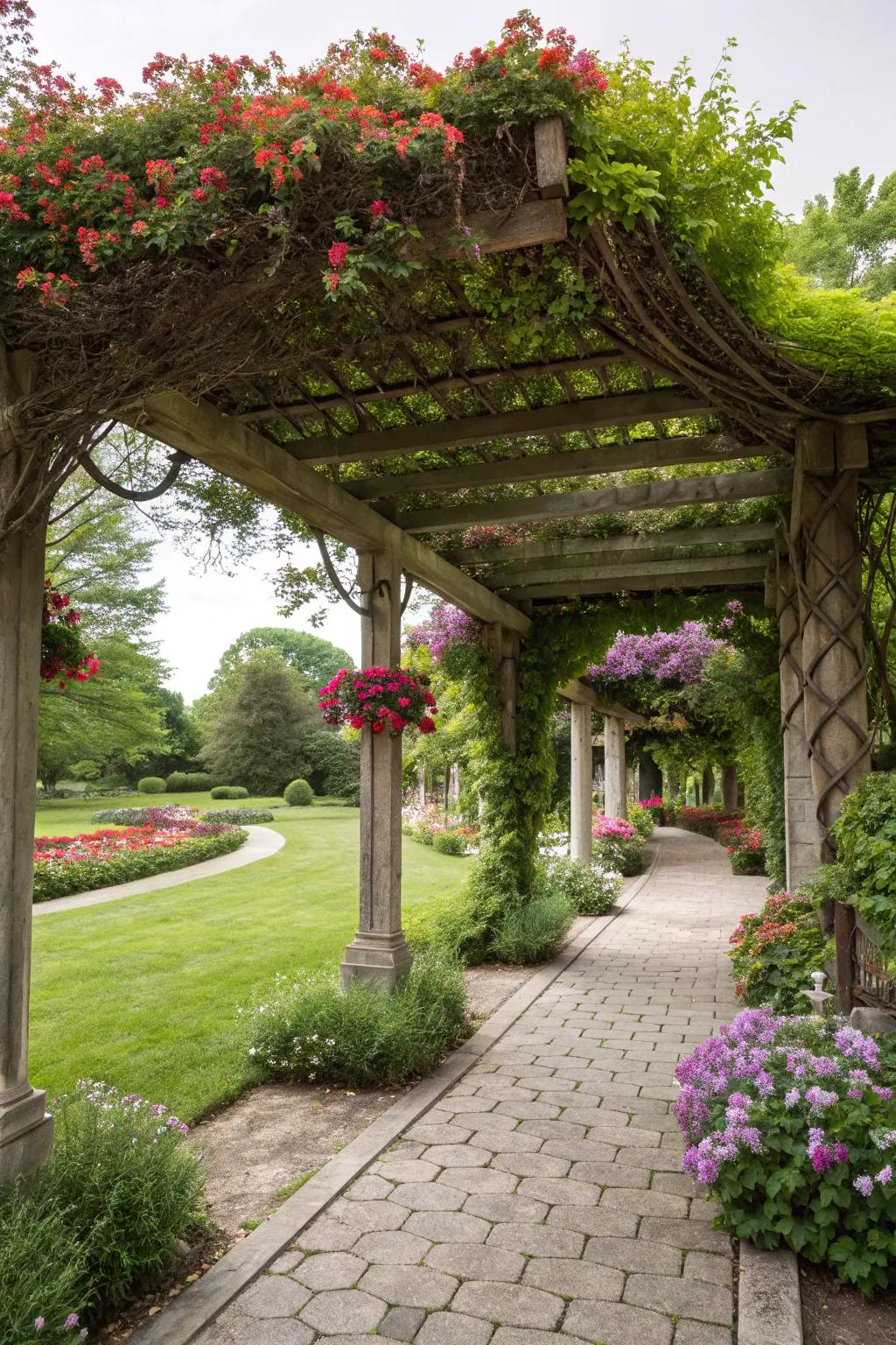A living roof turns your pergola into a natural sanctuary.