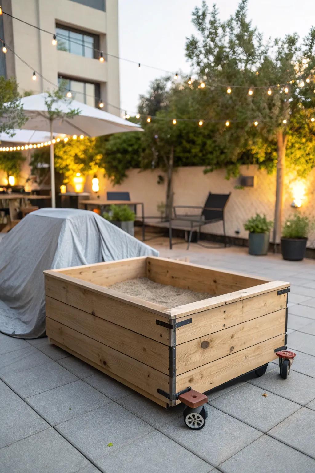 Small footprint, big fun—roll it out when it’s playtime.