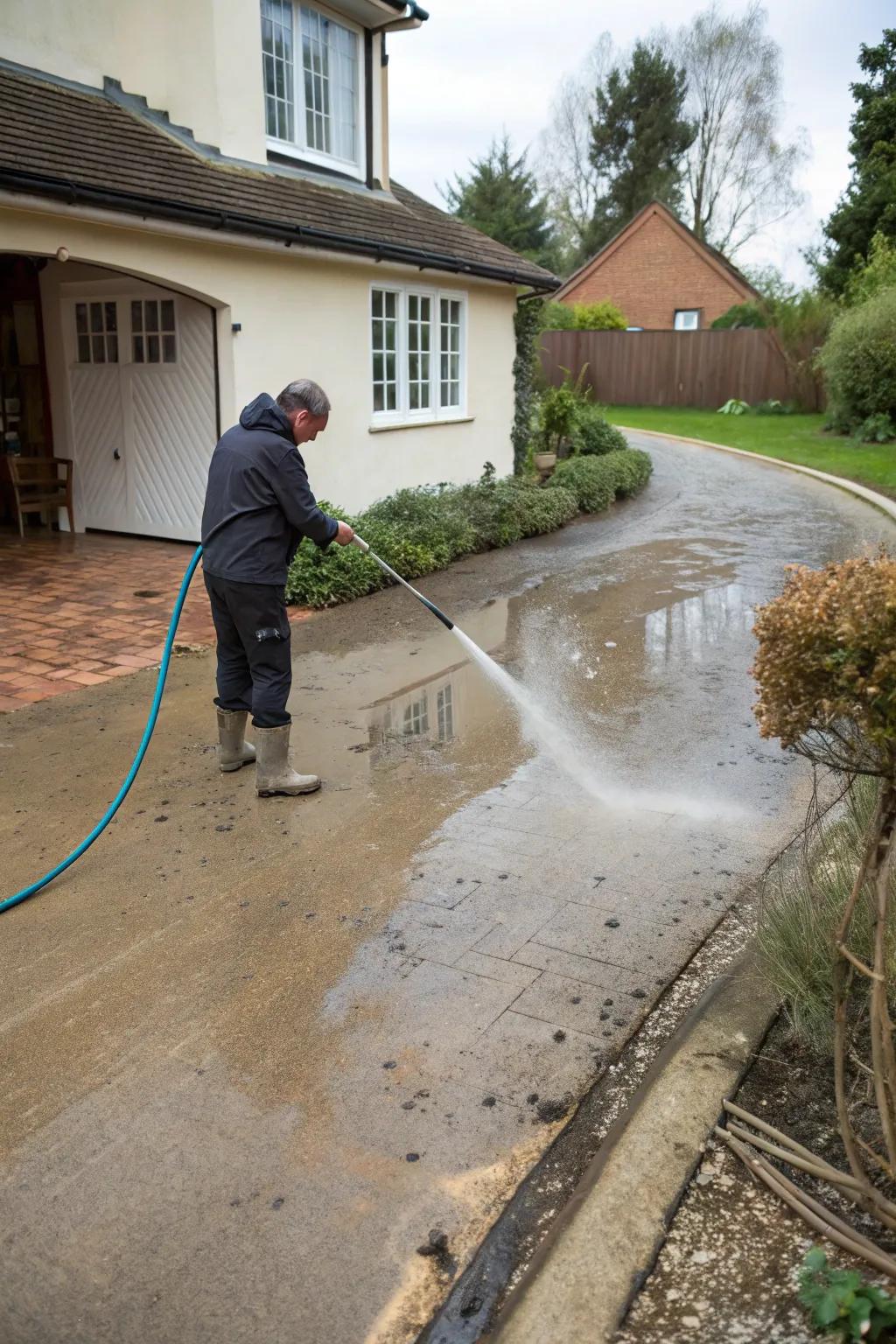 Resourceful cleaning with backwash.