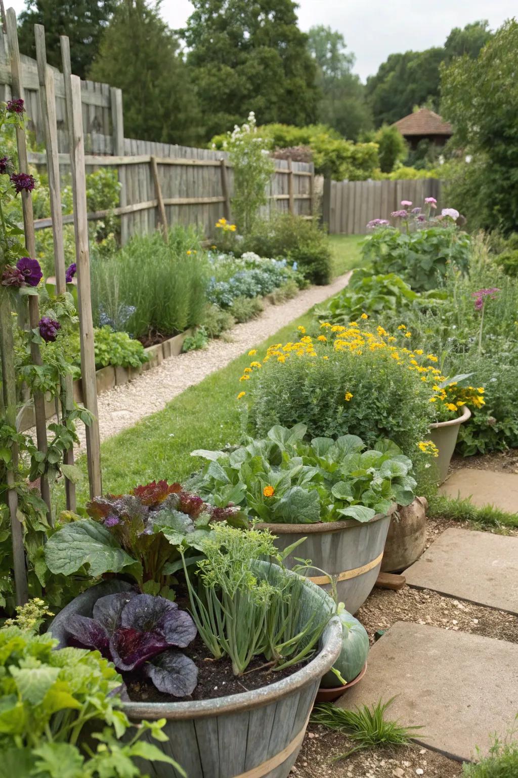 Companion planting for a healthier garden.