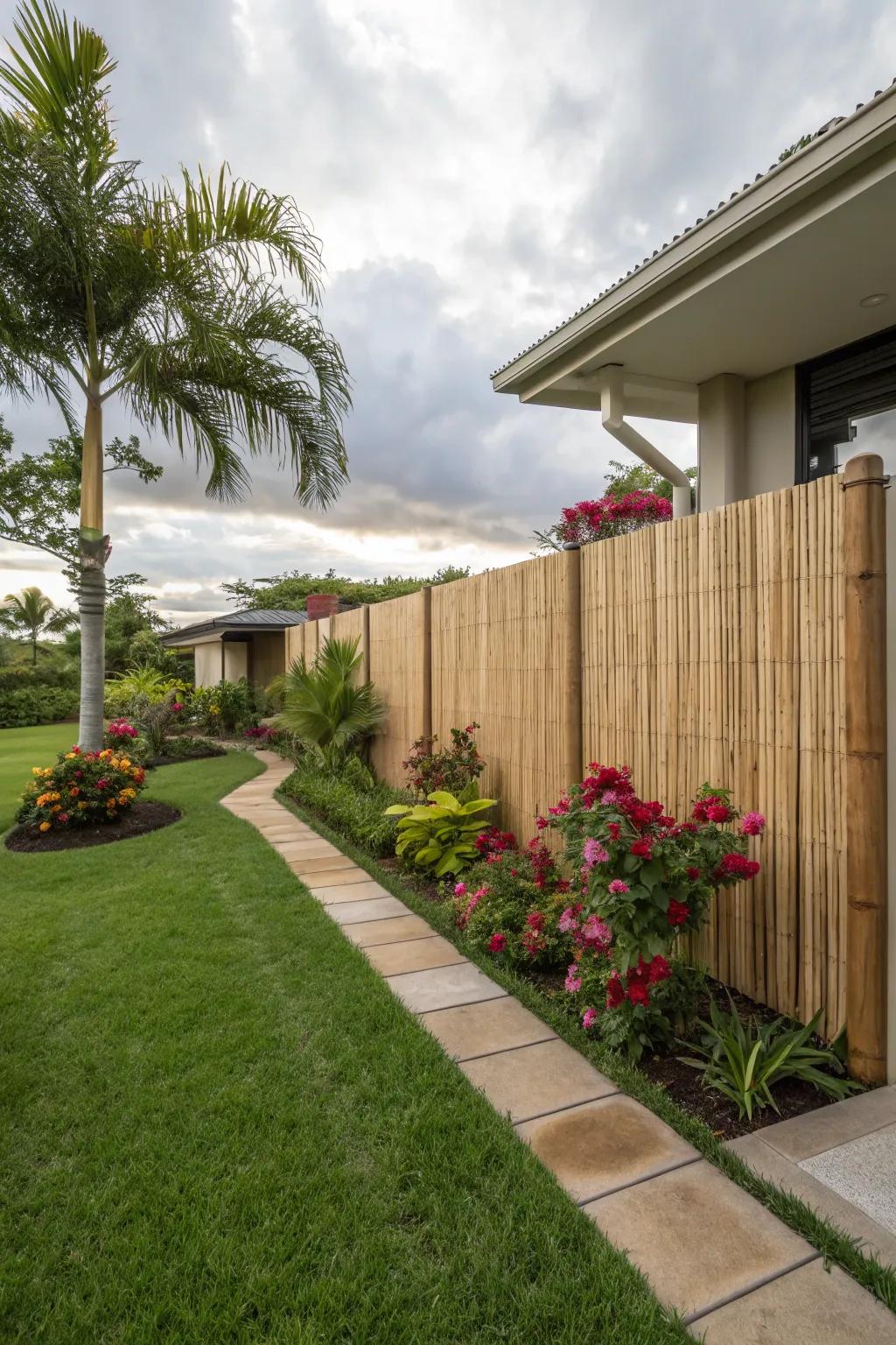 Bamboo provides a fast-growing privacy screen.