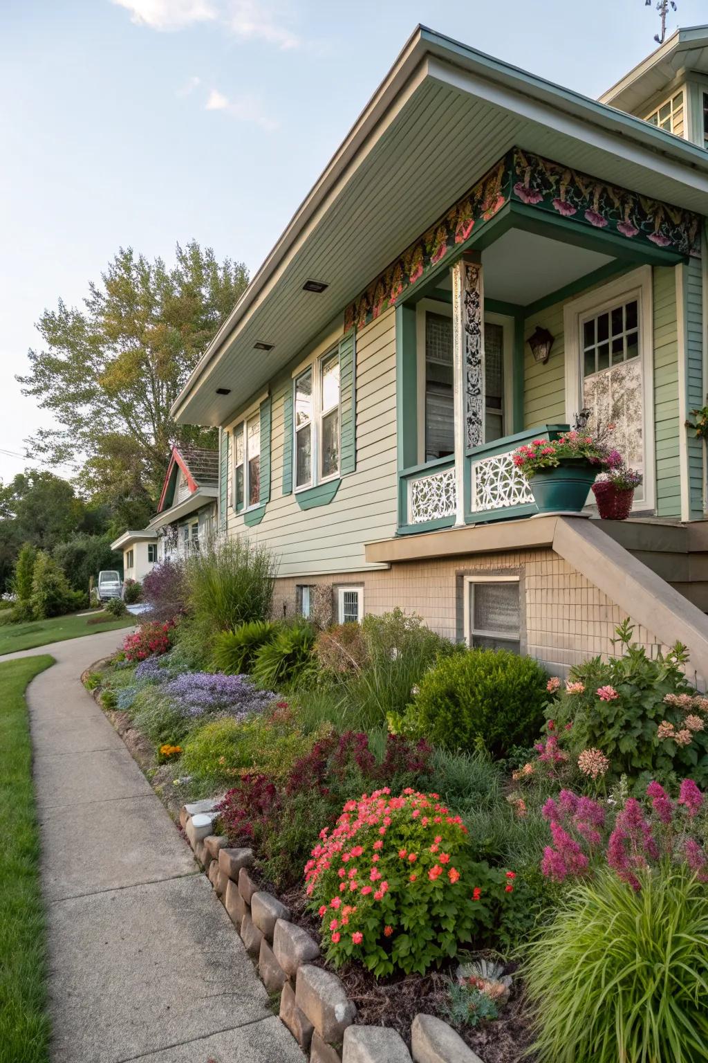 Decorative soffits add unexpected detail to a home’s exterior.