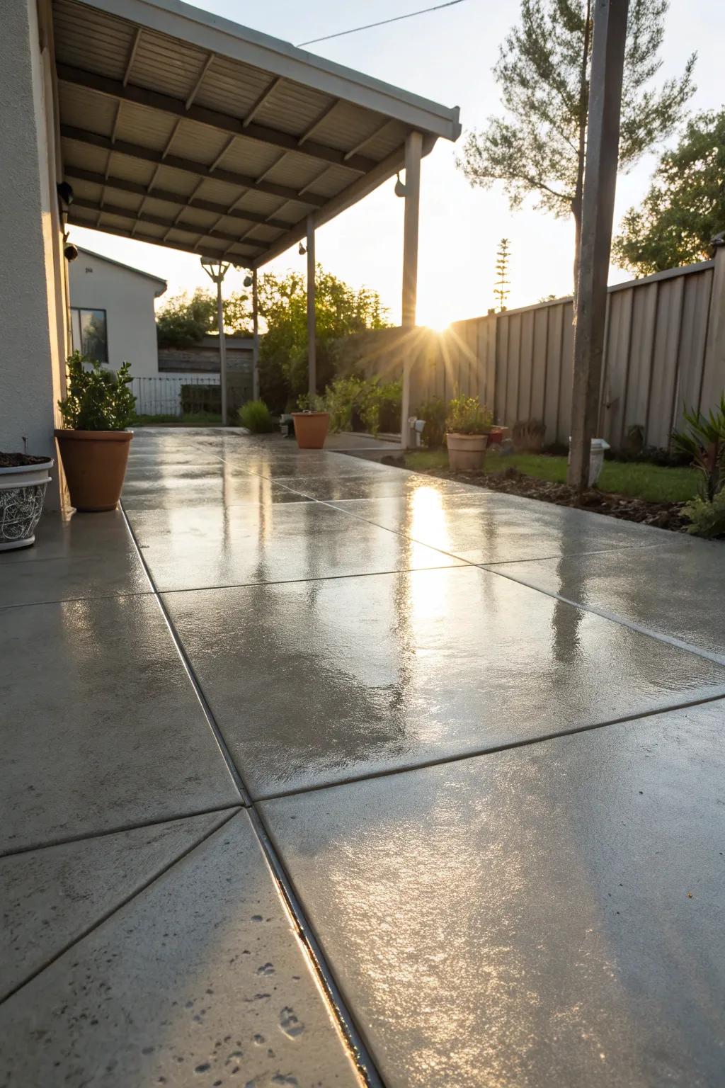 Reflective surfaces can create an open and airy feel.