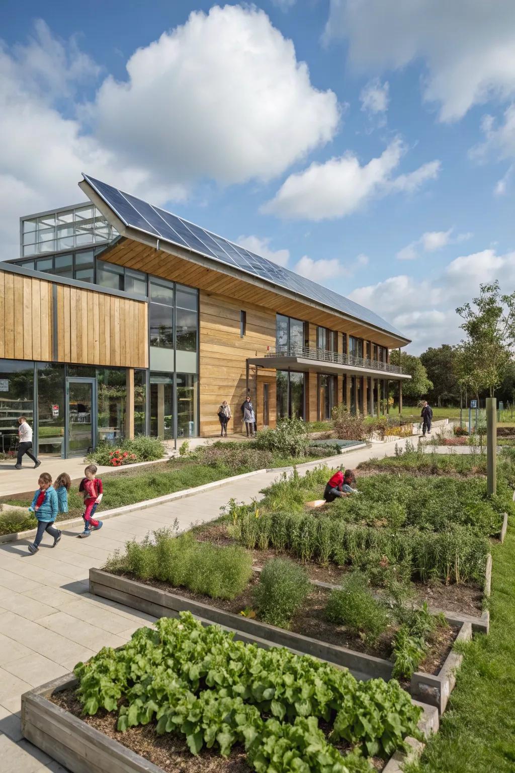 A landscape that reflects a commitment to sustainability and beauty.