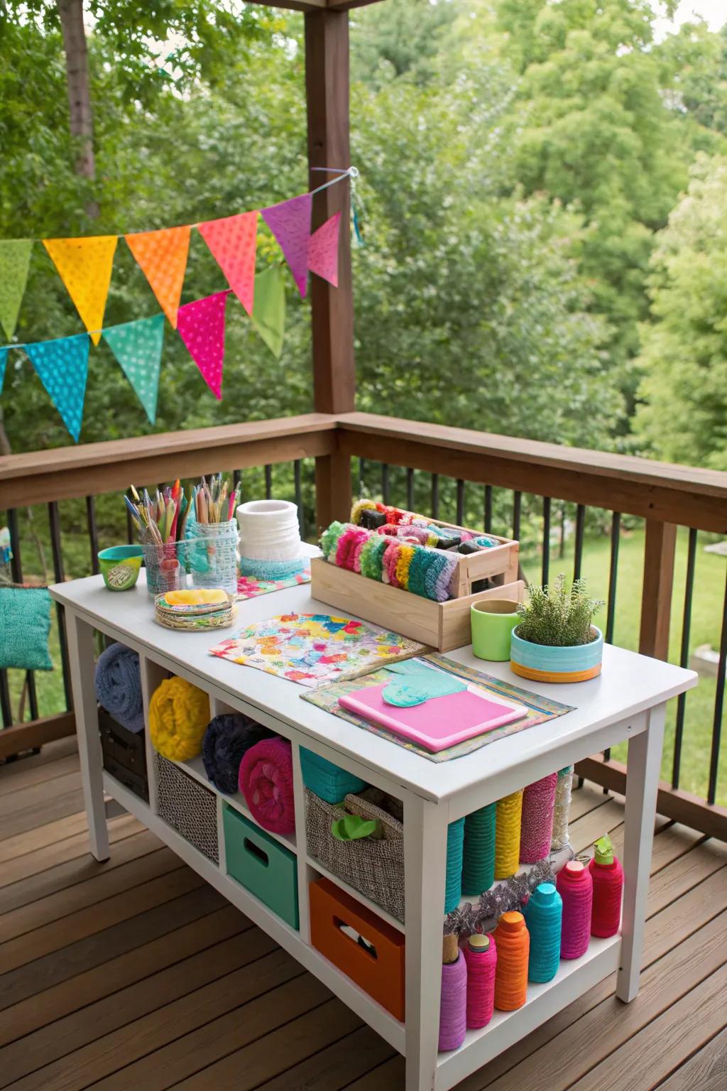 A dedicated space for crafting and creativity.