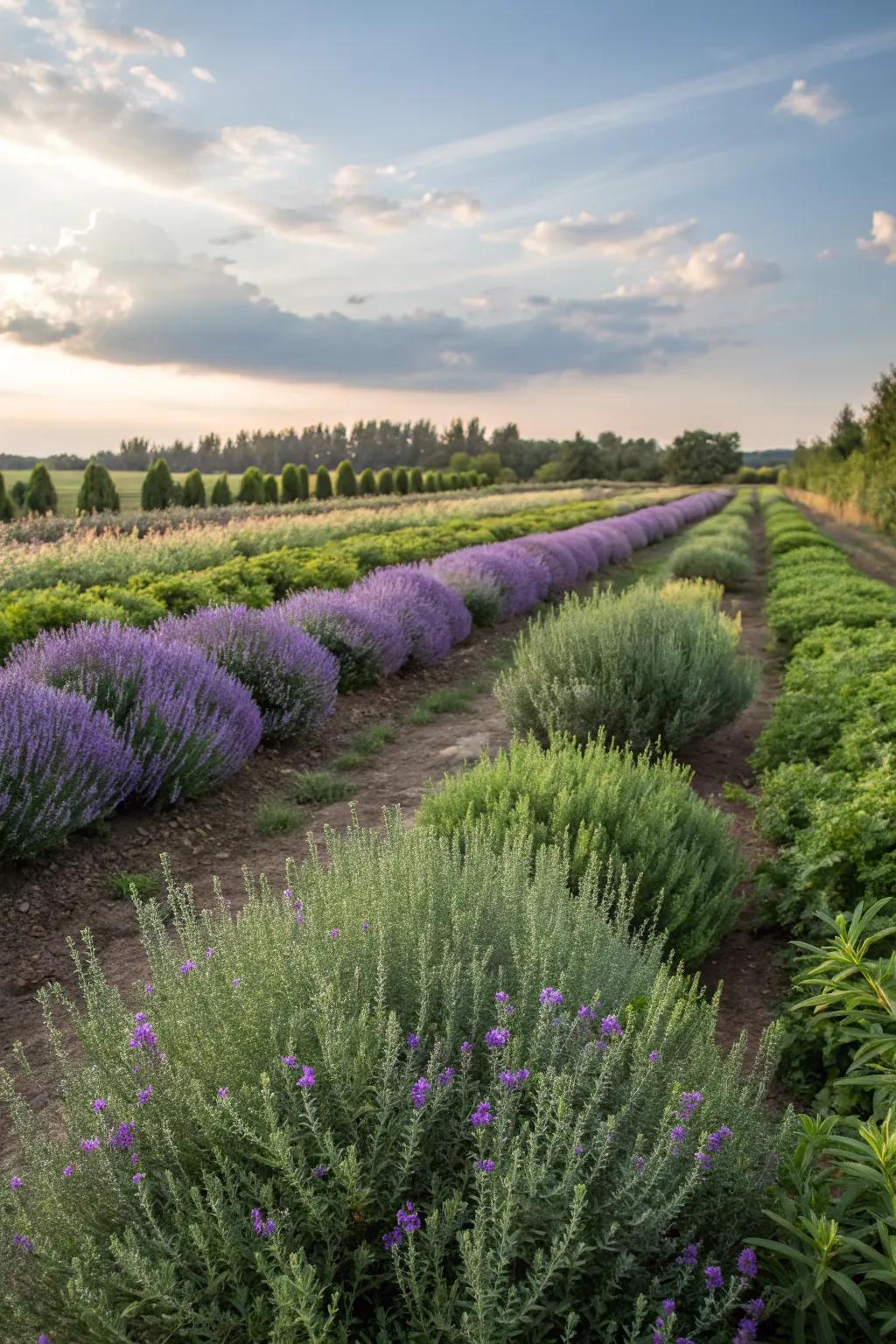 A fragrant garden offering a sensory experience.