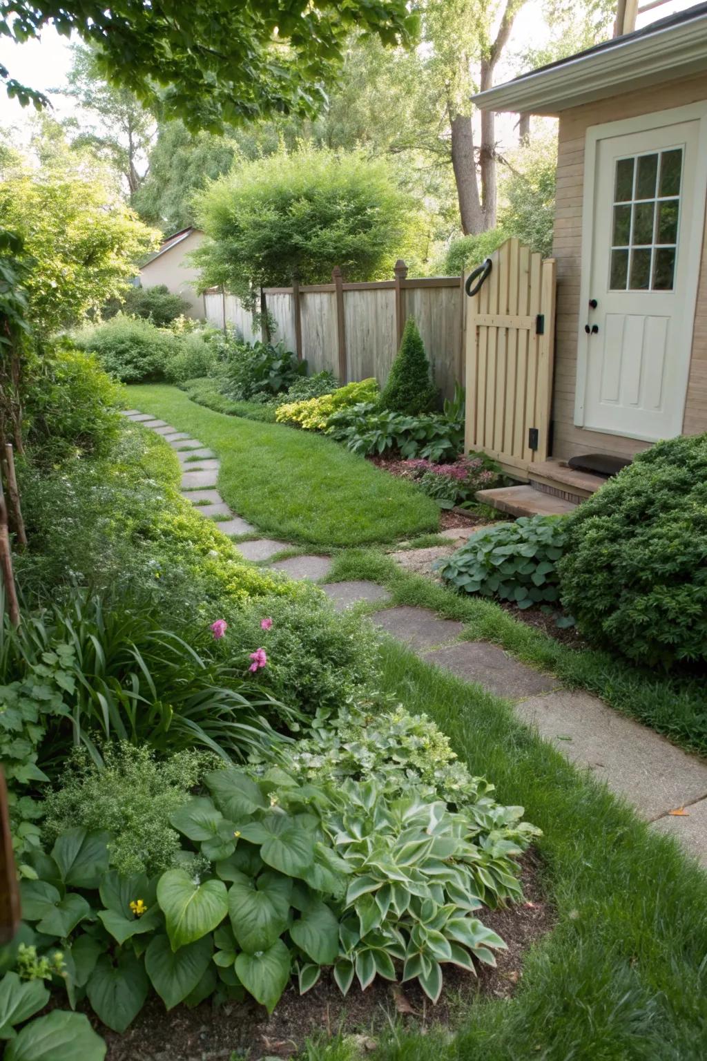 Simplify upkeep with ground covers.