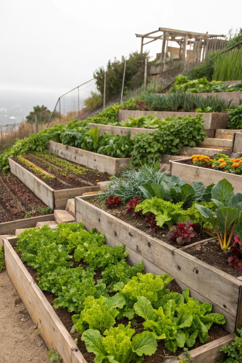 Layered planting adds depth and visual interest to your garden.