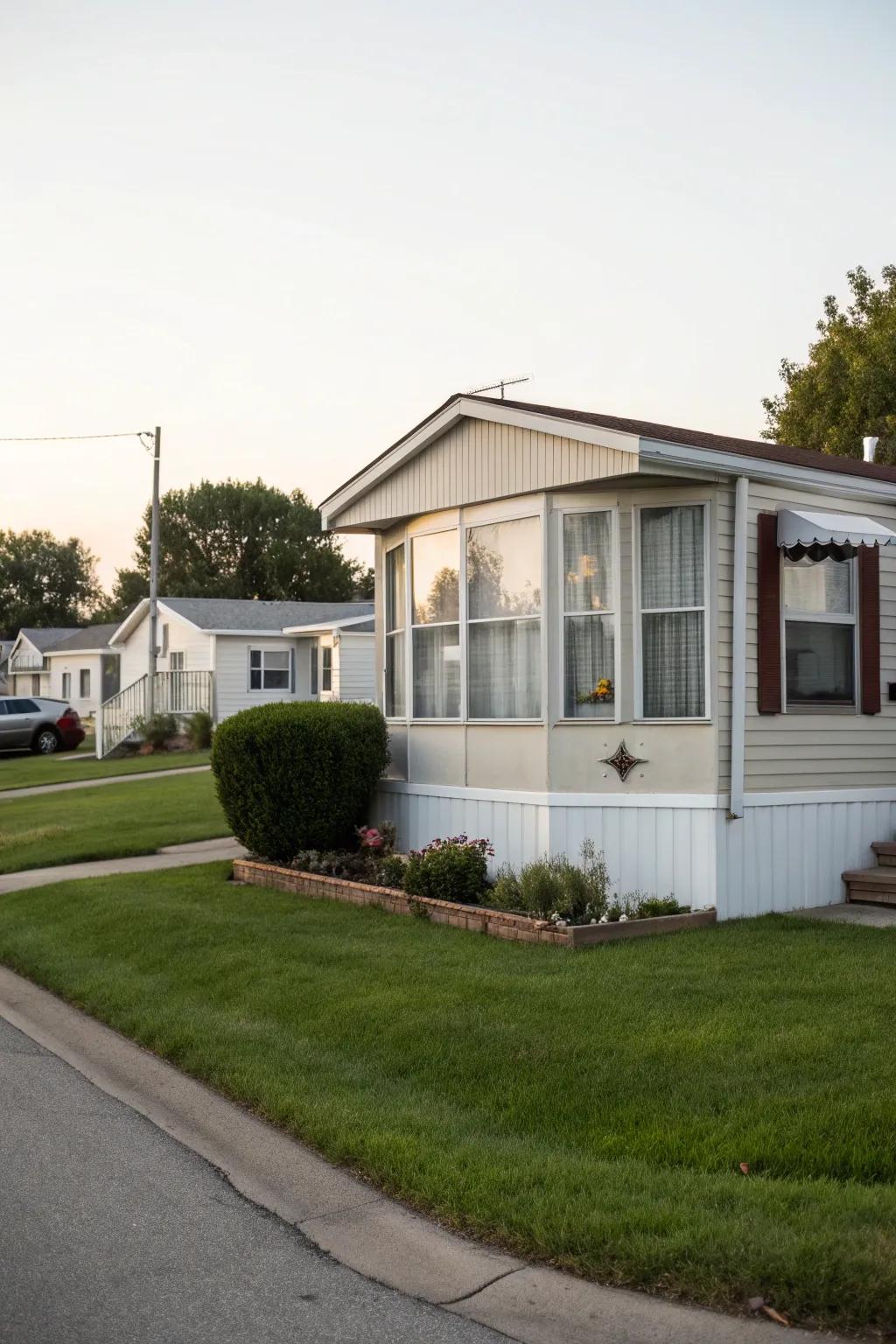 Bay windows bring light and elegance to your home.