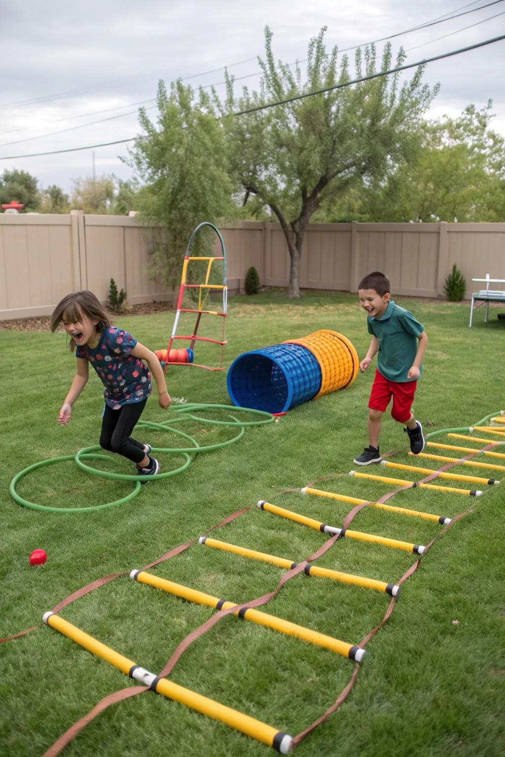 A miniature obstacle course that challenges and excites.