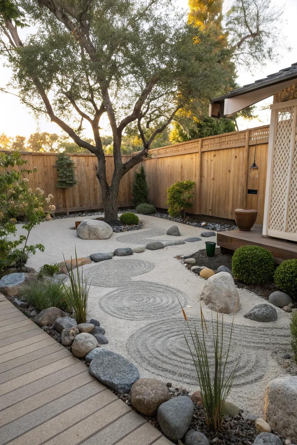 Find peace in a Zen garden