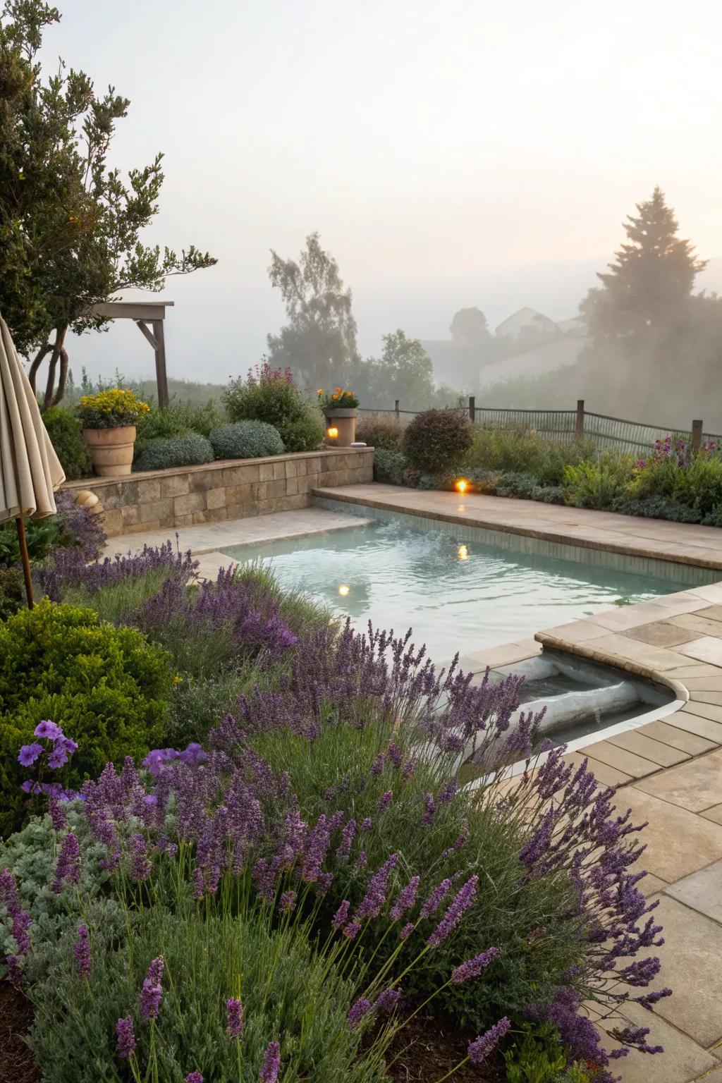 Aromatic plants enhance the sensory experience of your spa.