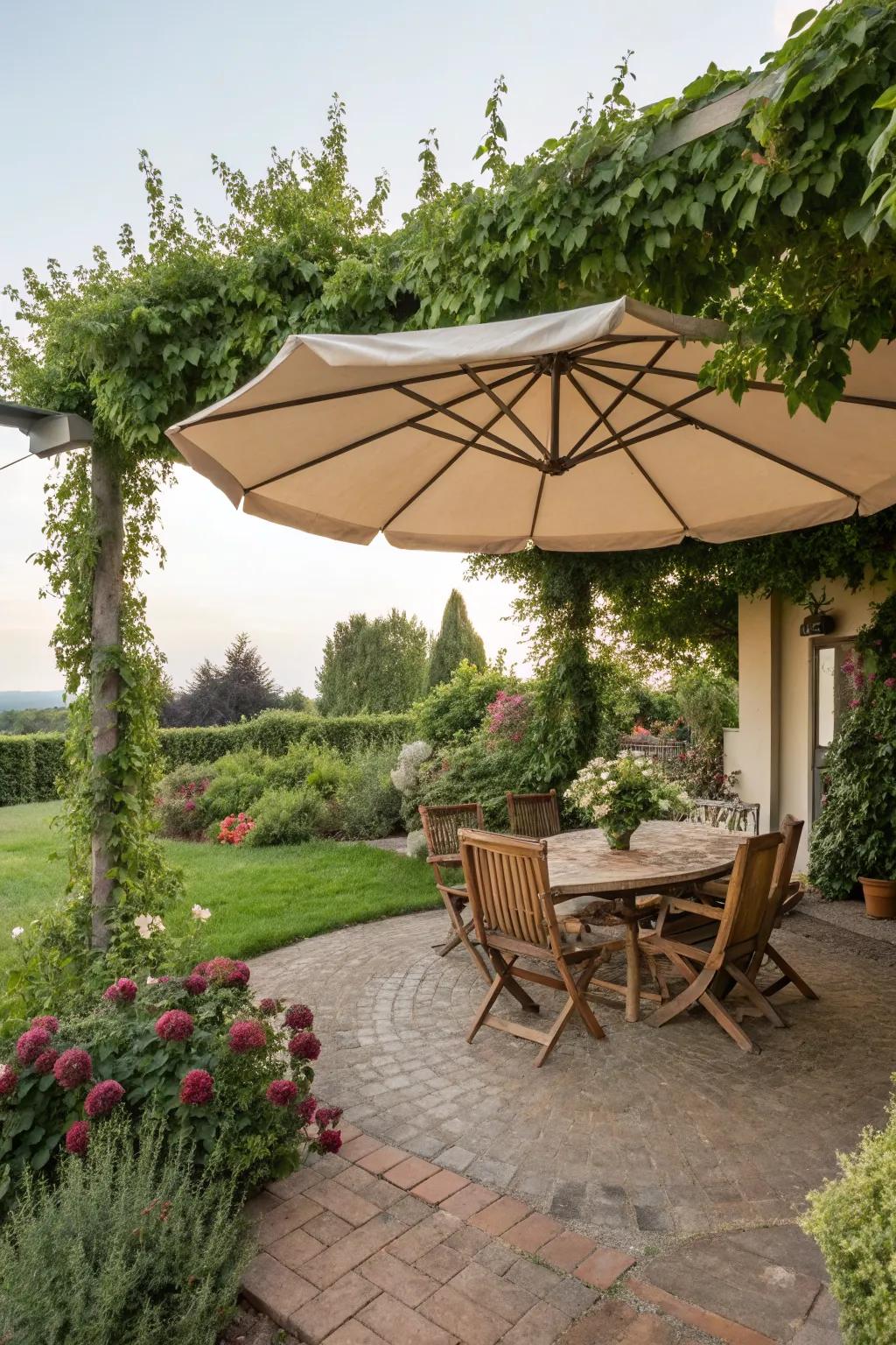 Shade solutions keep your patio cool and inviting.