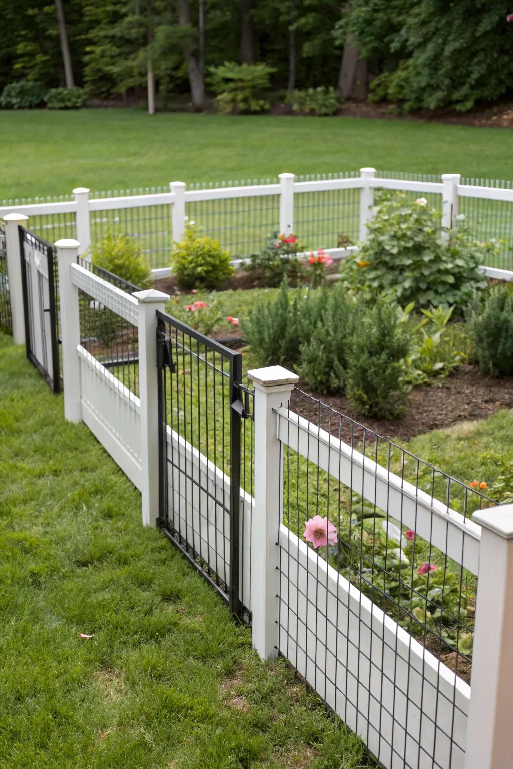 No-dig fencing offers hassle-free installation.