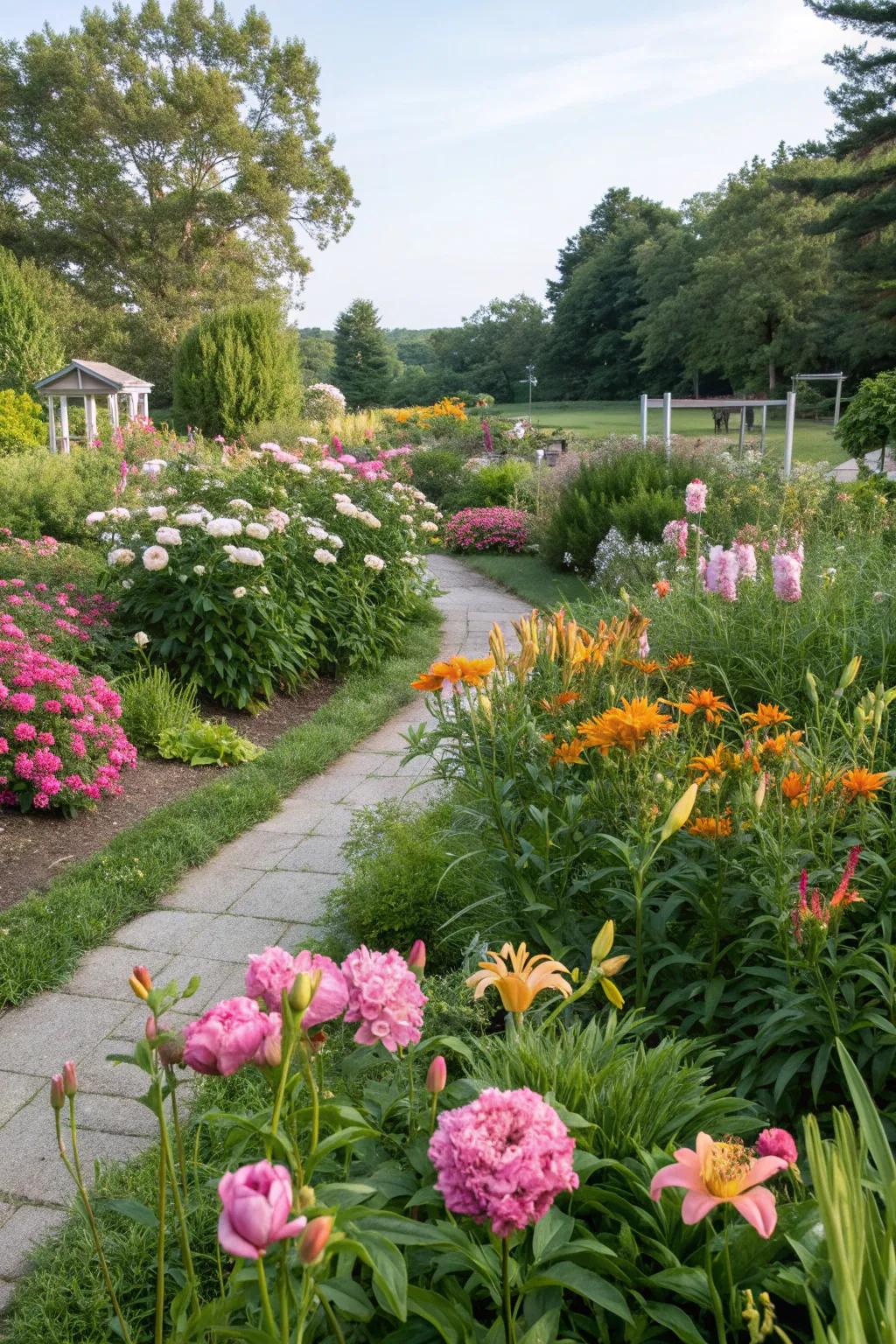 Perennials that provide lasting beauty year after year.