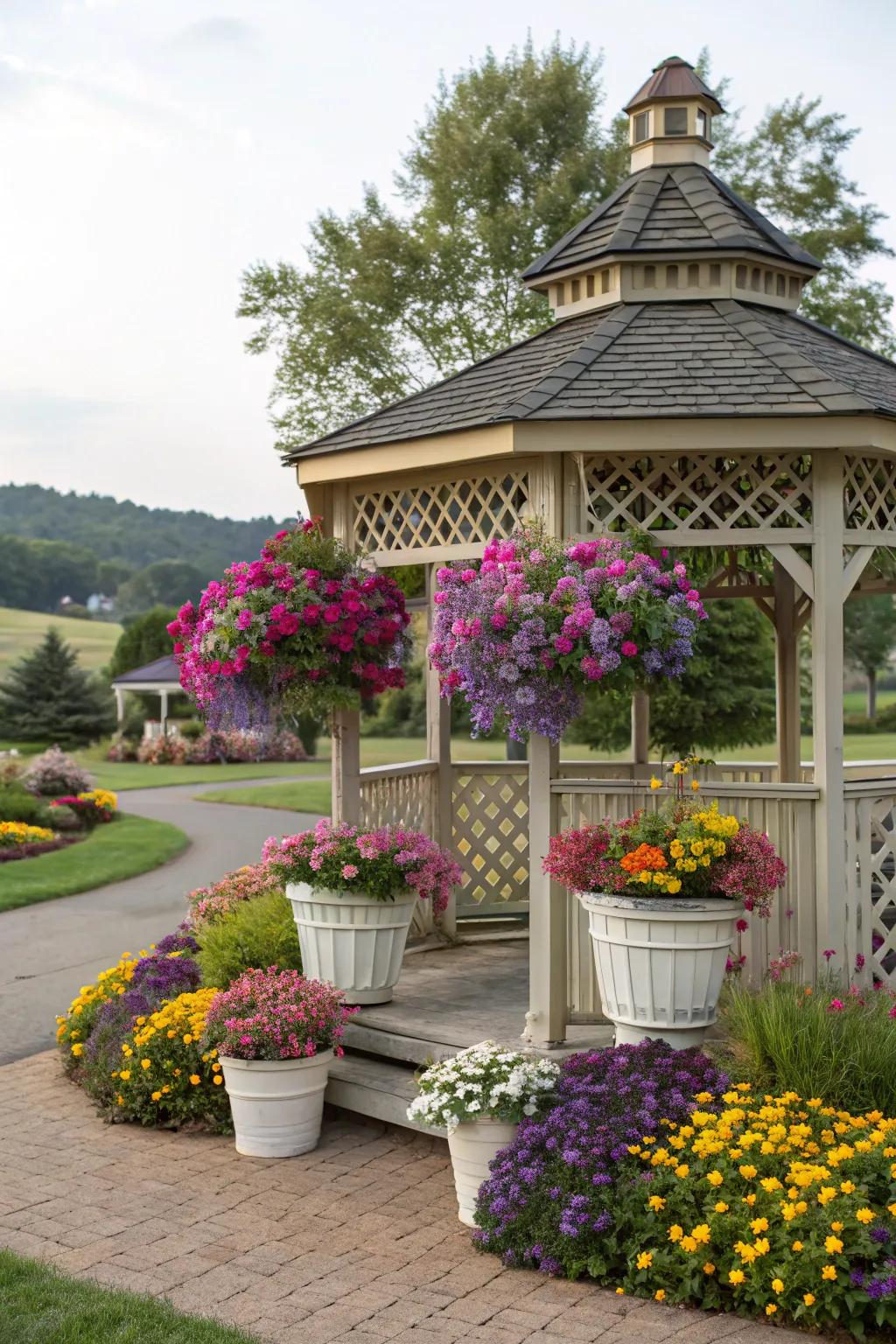Colorful annuals keep your garden lively and fresh.