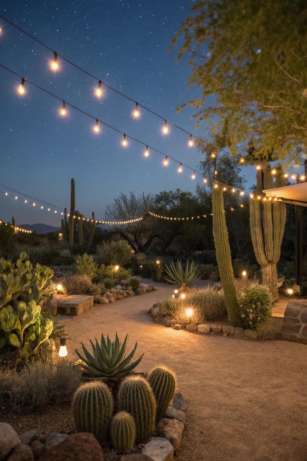 Create unforgettable evenings with a beautifully lit garden.
