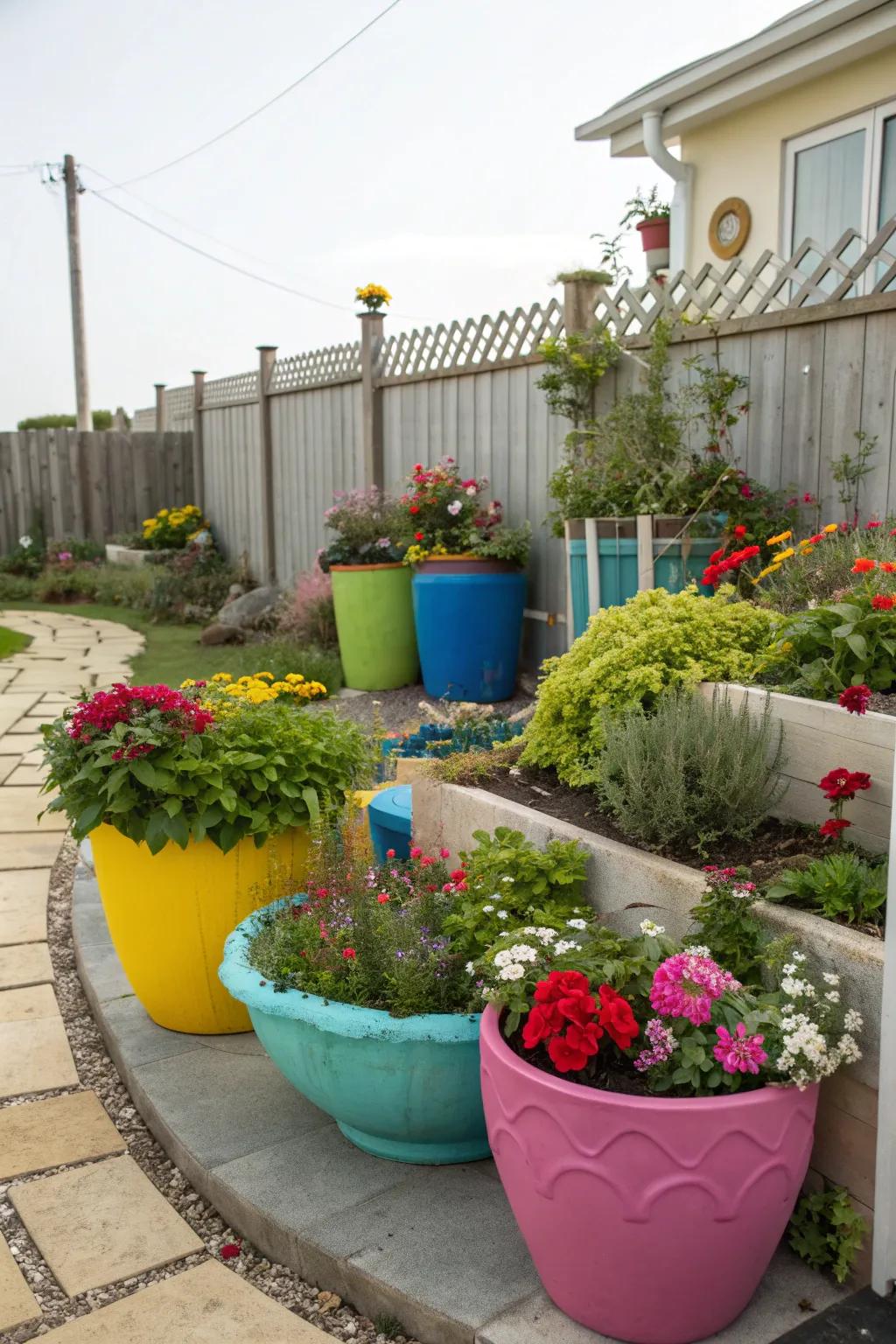 Infuse creativity with artistic and unique planters.