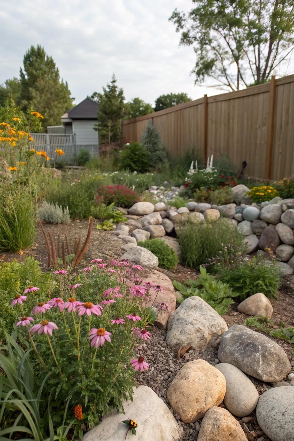 Encourage biodiversity with wildlife-friendly designs.