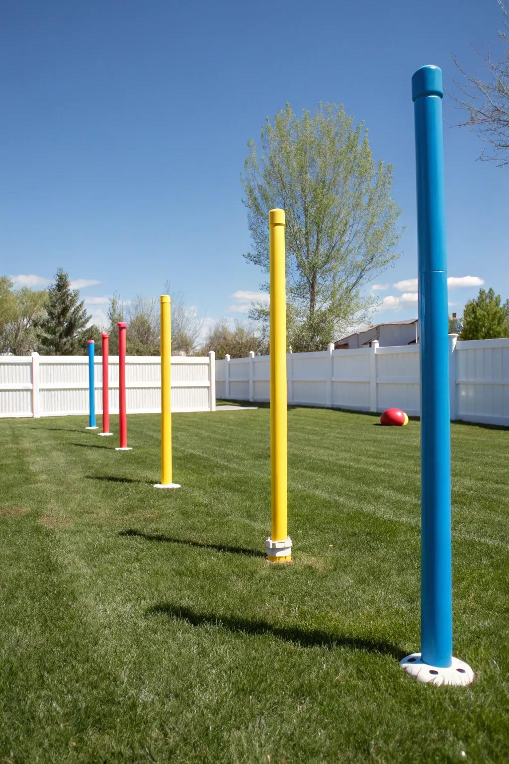 Add a whimsical flair with creatively designed foul poles.