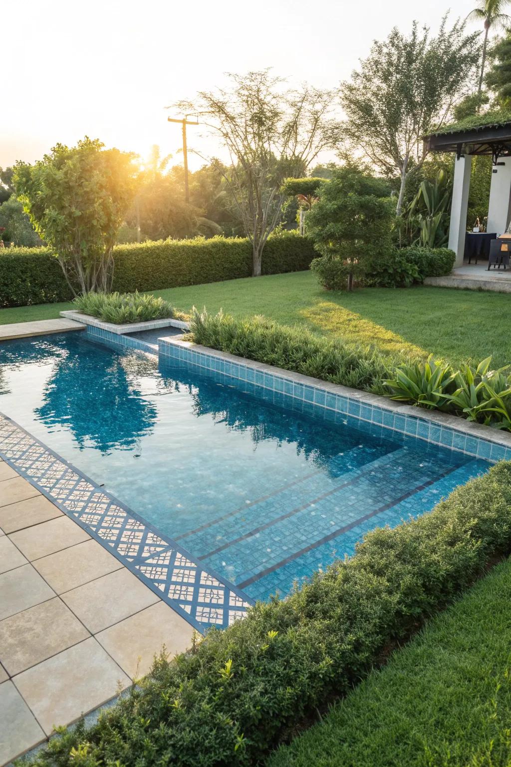 Matte tiles offer a natural, understated aesthetic.