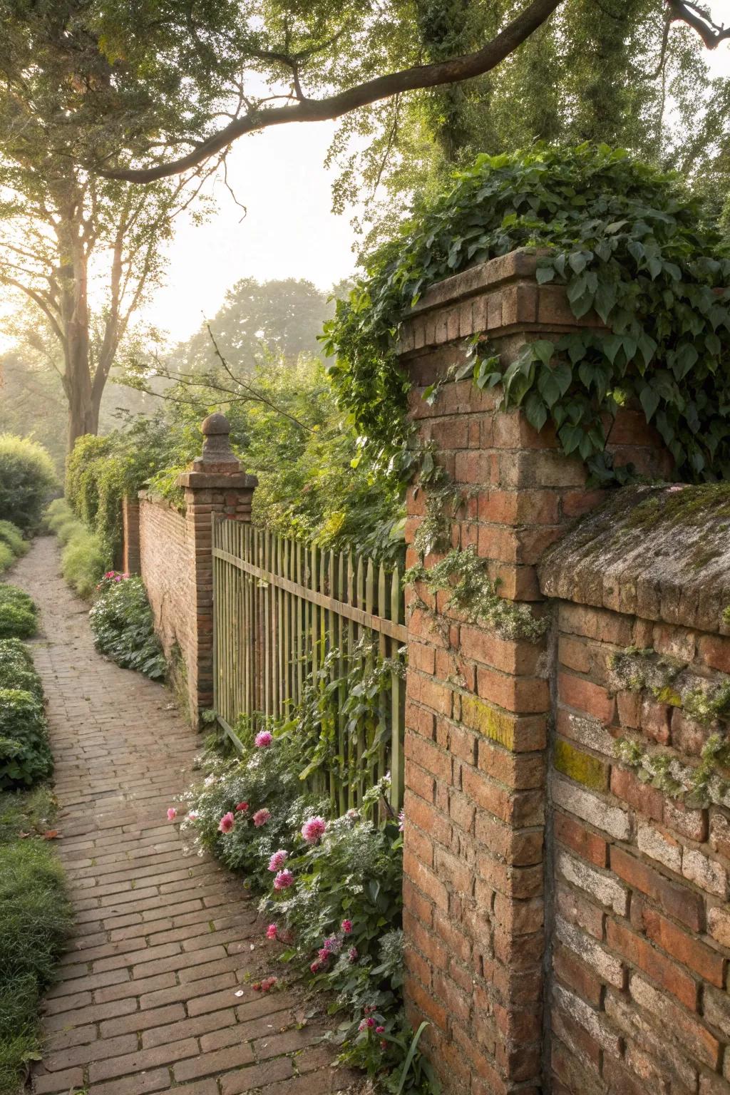 Embrace the beauty of natural brick finishes.