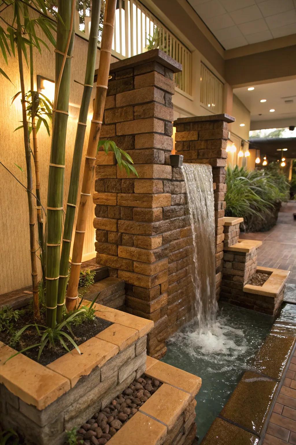Transport yourself to tranquility with bamboo accents.