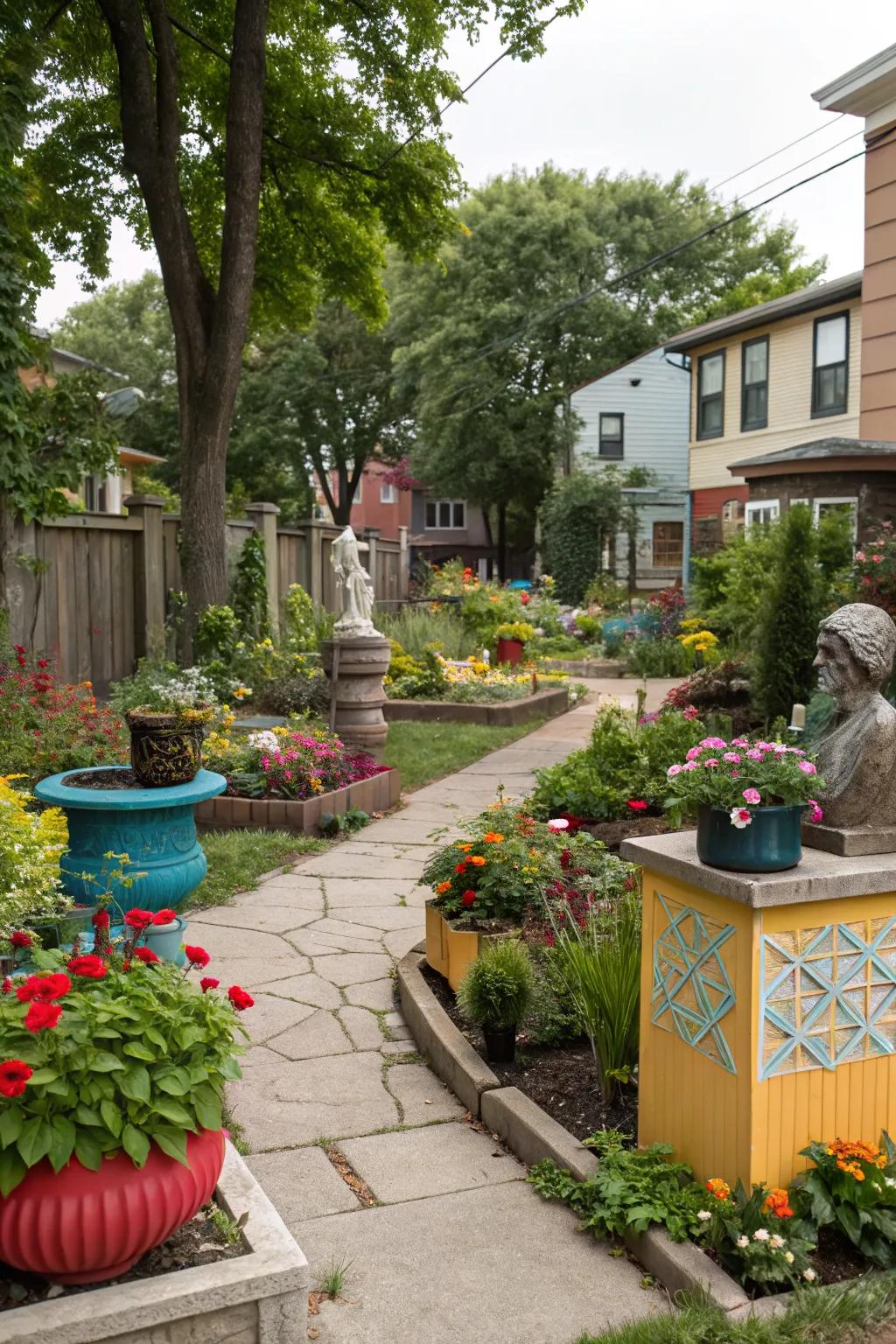 Infuse your garden with artistic flair.