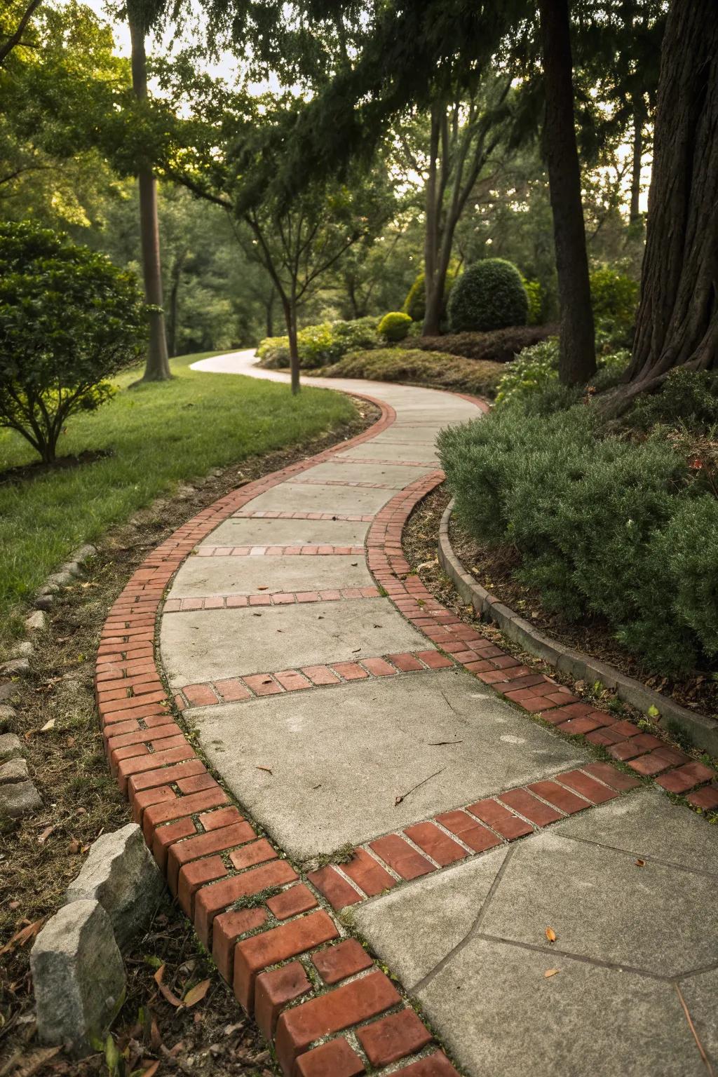 Define your path with bold, beautiful borders.